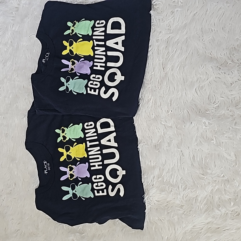Egg hunting squad children's place t shirt